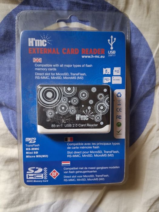 Leitor de Cartões (Card Reader) USB novo