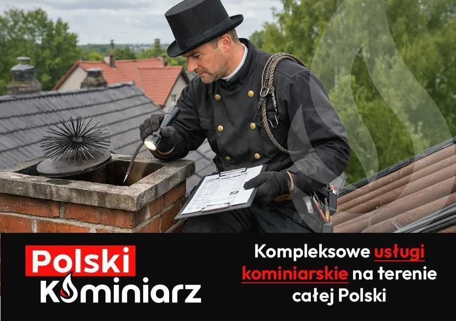 Zestaw kominowy + przegląd komina Kominiarz Usługi kominiarskie CEEB
