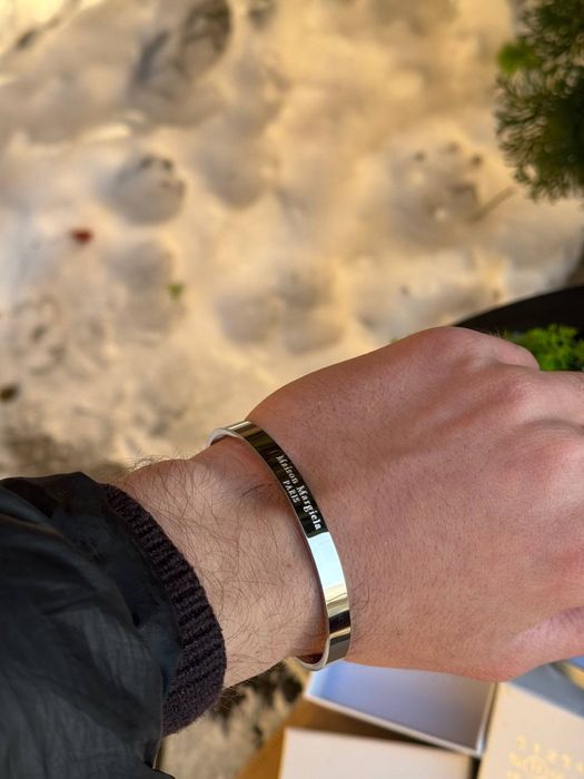 Браслет Maison Margiela мужской серебряный Мейсон Марджела MM6