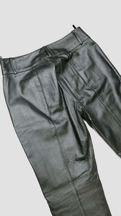 Rhythms _ Quality Leather _ 100% _ Biker_ Spodnie skórzane