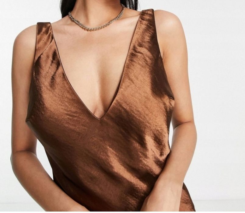 Nowa suknia satynowa L/40