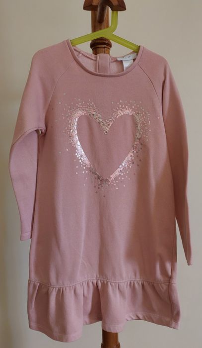 Vestido Rosa Inverno Cardado