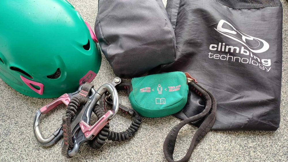 Via Ferrata Climbing Technology VF Kit Plus G-Compact PINK - dla pani