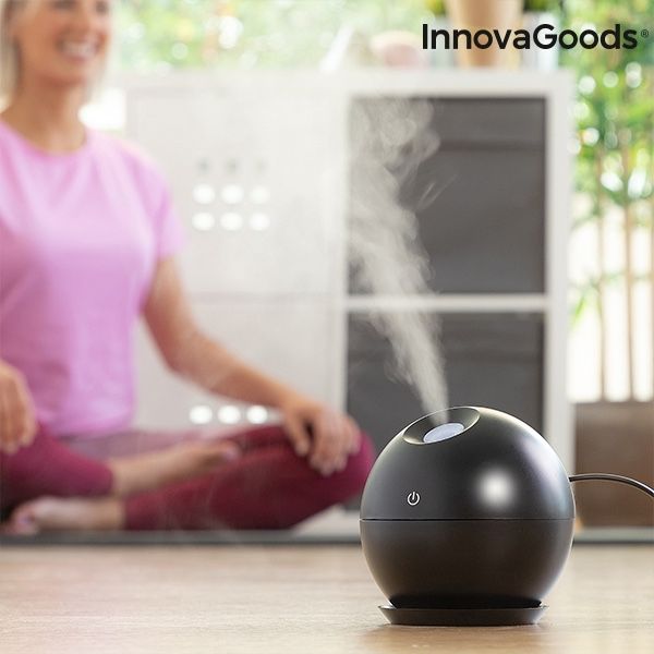 Mini-Humidificador Difusor de Aromas Preto