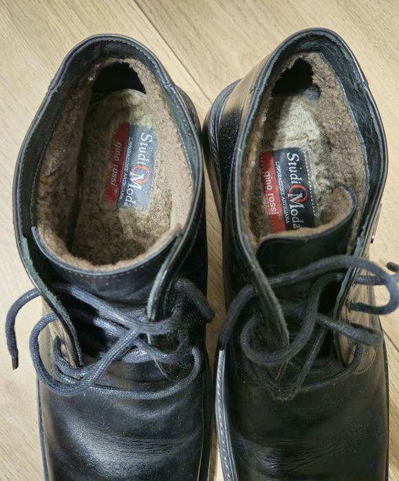 Męskie ocieplane buty GINO ROSSI skóra stan idealny r.43
