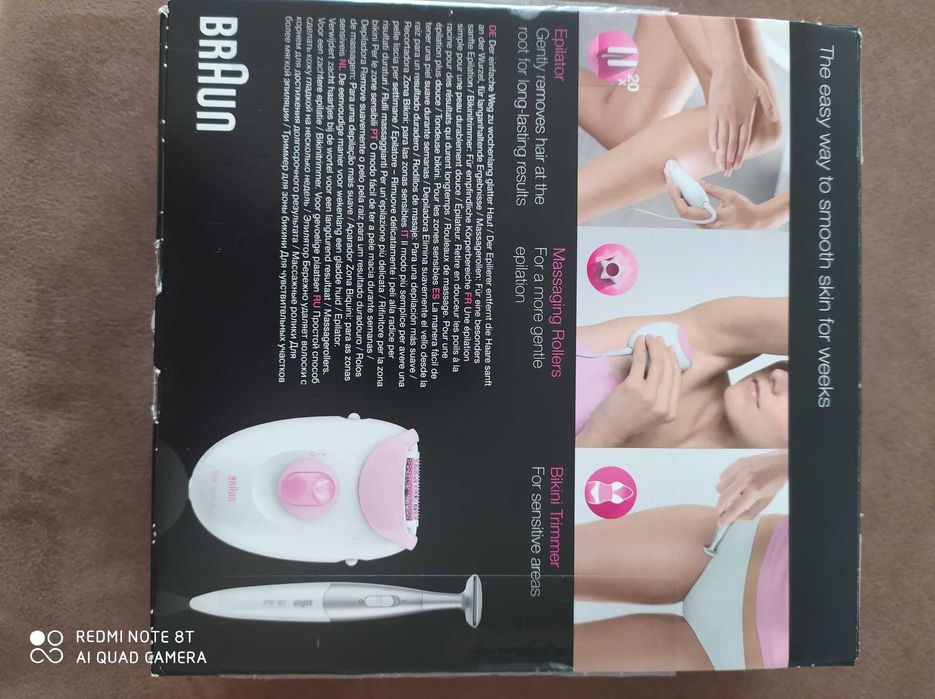 Depiladora Braun com garantia