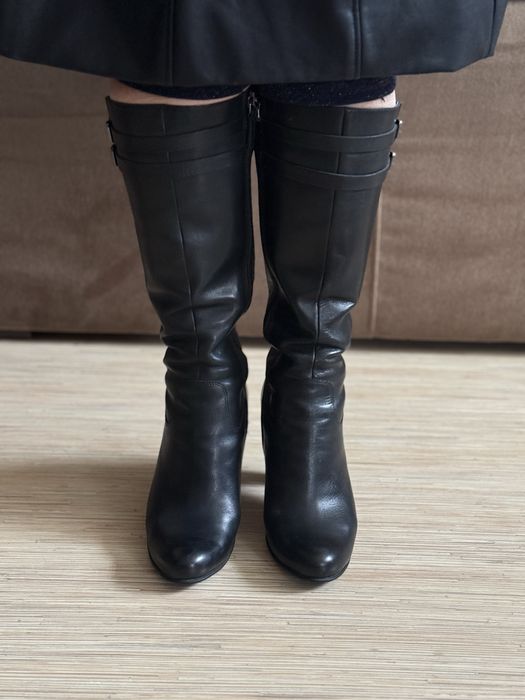 Сапожки ecco чорні