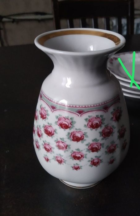 Фарфоровая ваза тернопольский фарфоровый завод