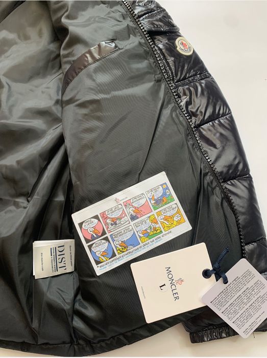 Куртка moncler чорна