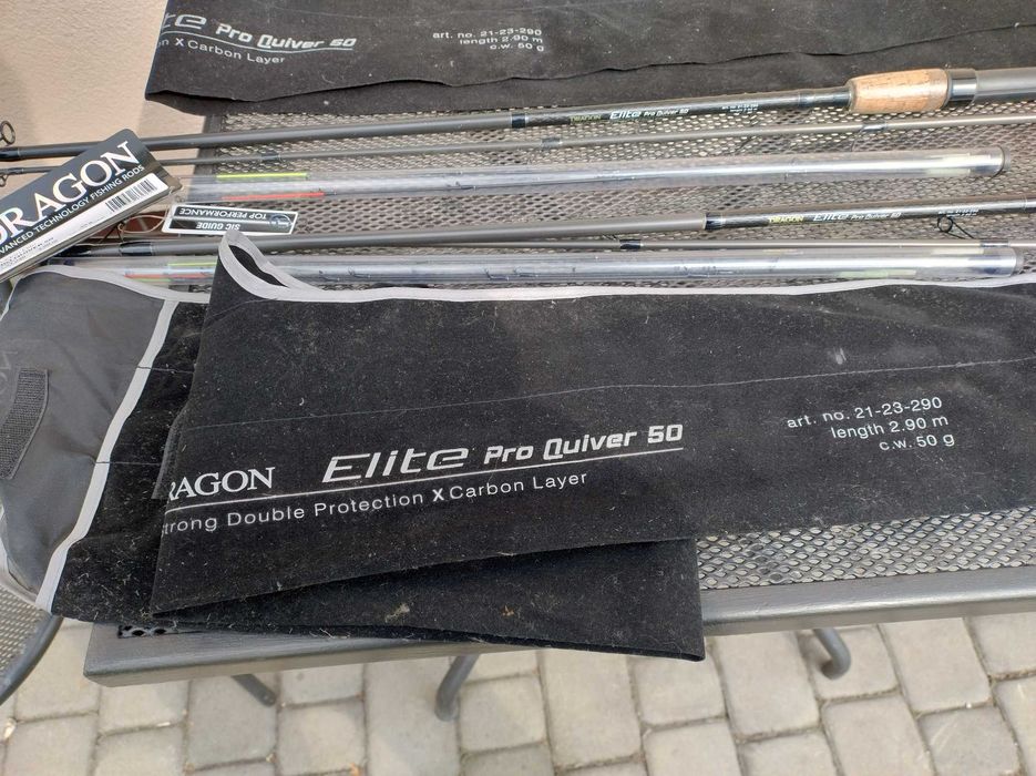 Sprzedam wędki Dragon Elite Quiver