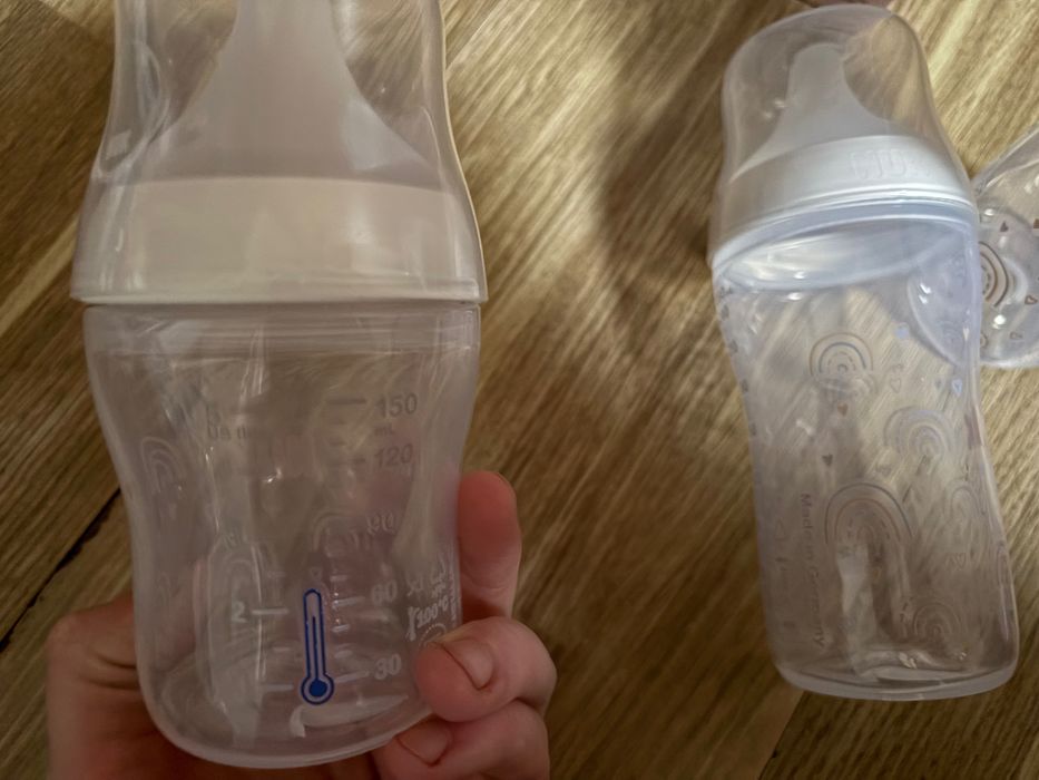 Новые бутылочки сменные соски Nuk Perfect match 0+ 3+ 6+ месяца