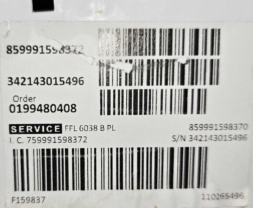 Części Pralka Whirlpool cała elektronika sprawna FFL 6038 B PL