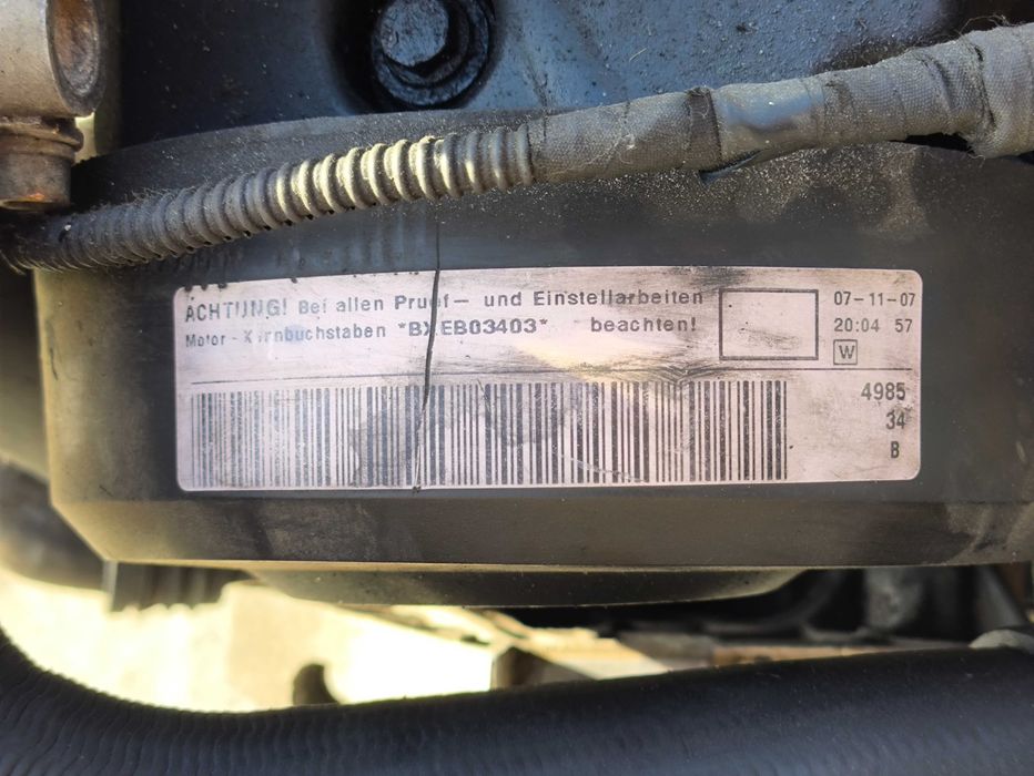 Silnik Kompletny 1.9TDI 105km BXE VW Audi Seat Skoda