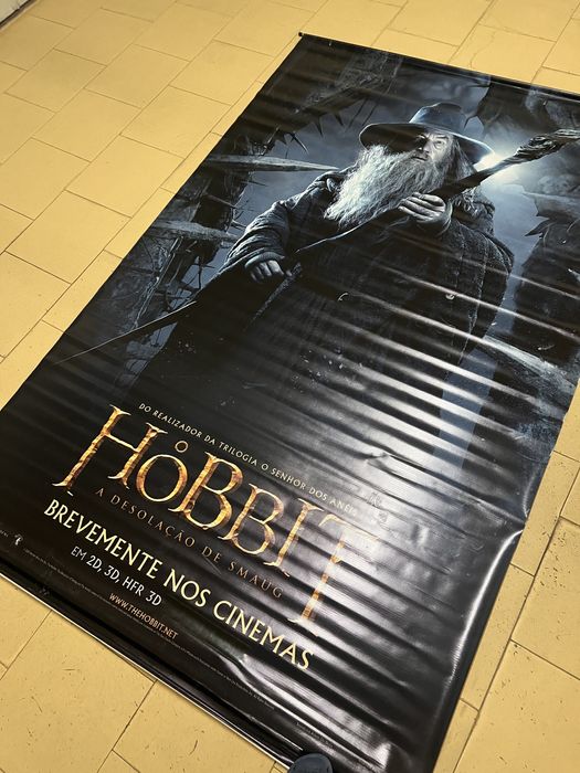 Poster gigante do Hobbit com Gandalf