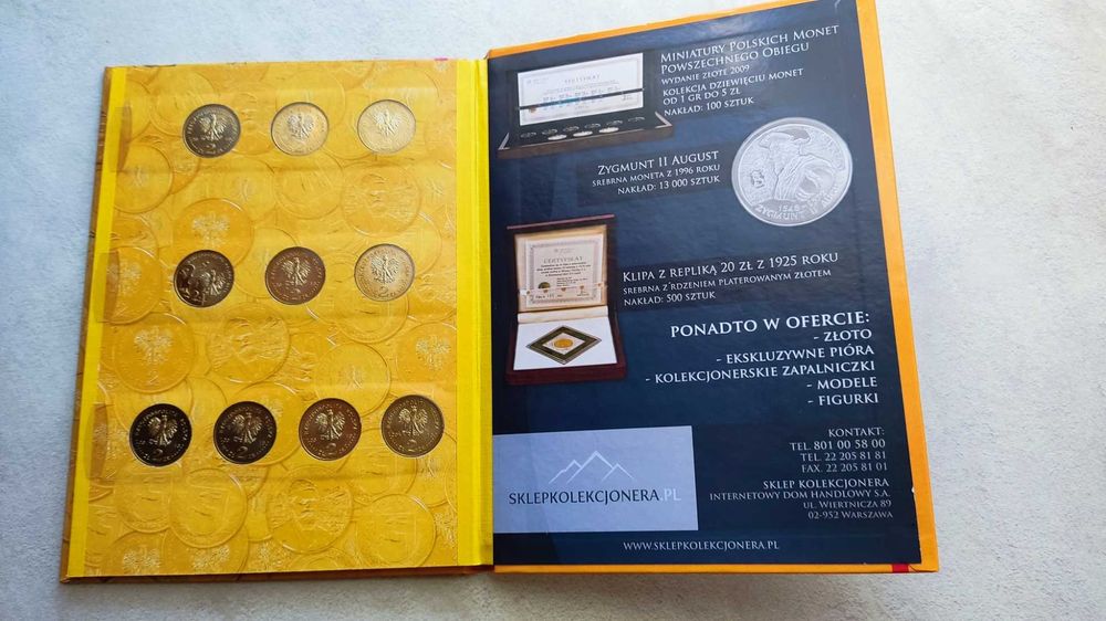 Monety 2 zł GN 2010r + album (komplet,mennicze)