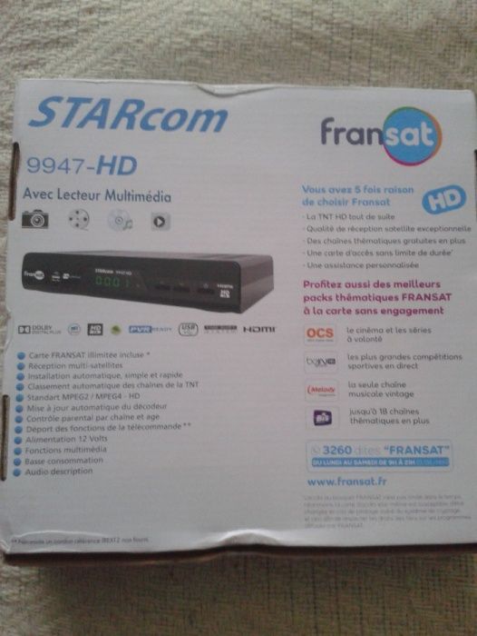 "Decoder Satelitarny "StarCom"-9947-HD"