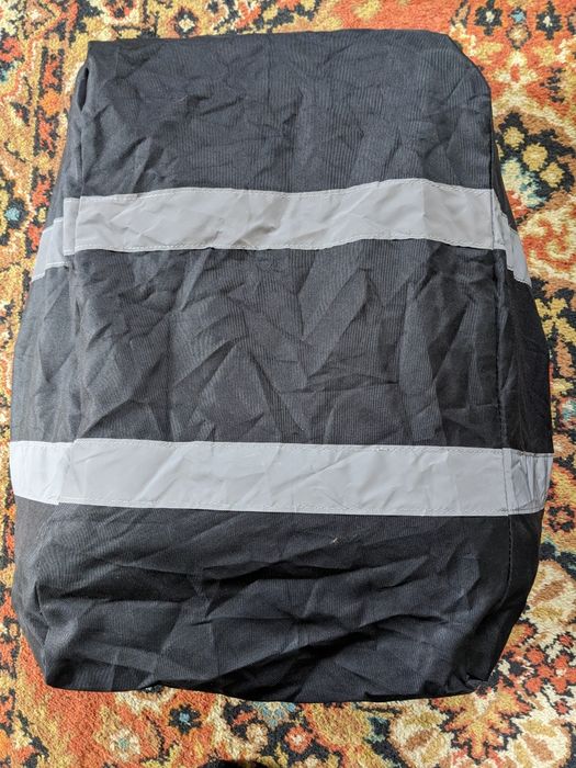 Рюкзак Quechua 30 л. Большой рюкзак с чехлом от дождя. Брезентовый рюкзак.