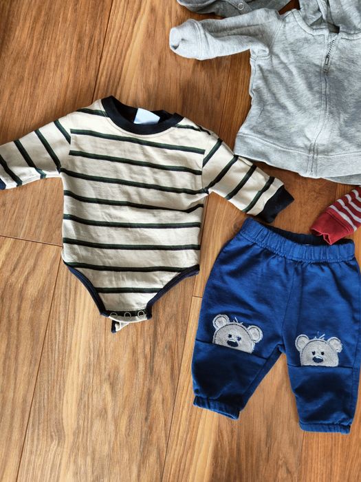 Zestaw paka ubrań dla chłopca 56 62