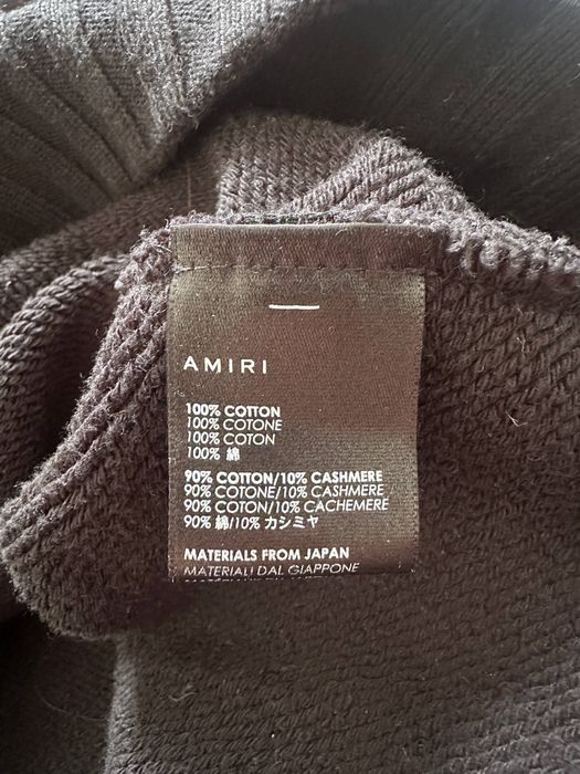 amiri collegiate crewneck hoodie sweatshirt