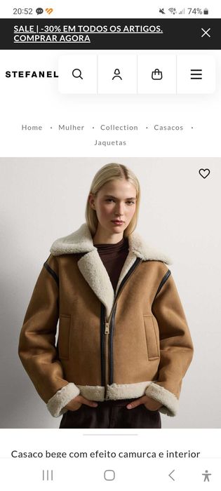 Casaco STEFANEL NOVO com etiqueta