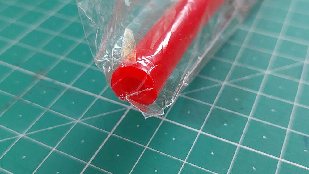 Tubo silicone, 31cm por 8x10mm Novo