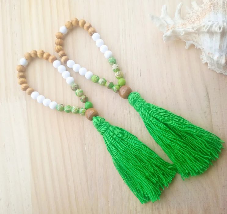 Japamala de mão. 27 contas.