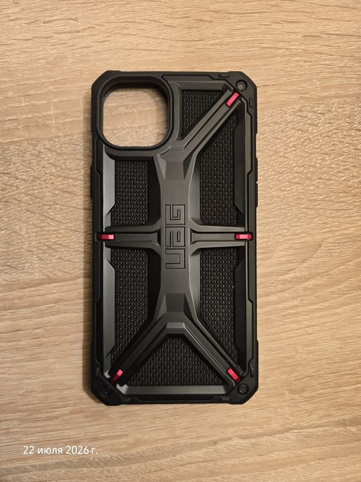 Чохол UAG Monarch Kevlar для iPhone 15 Plus, чорний