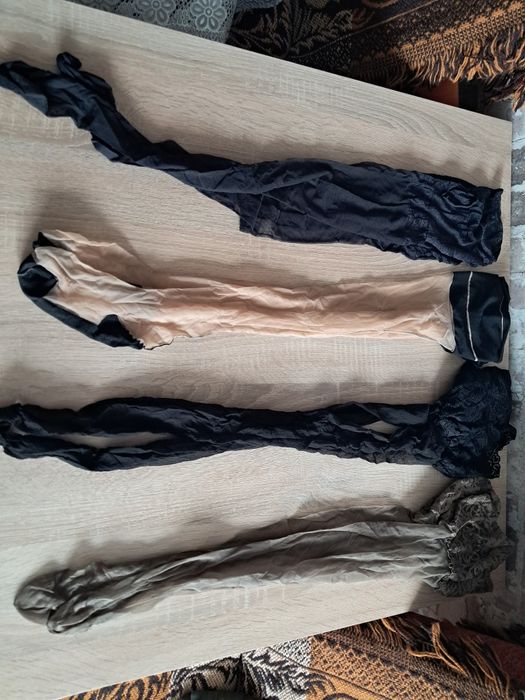 Zestaw pończoch i rajstop + bodystocking