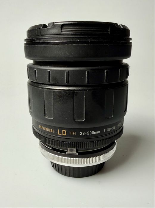 Tamron Aspherical LD IF 28-200/3.8-5.6 байонет canon fd adaptall II