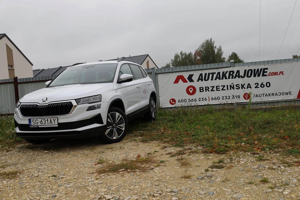 Skoda Karoq 115 koni, DSG, Oryginał lakier, 1wł, salon PL, FV 23% SG560CA