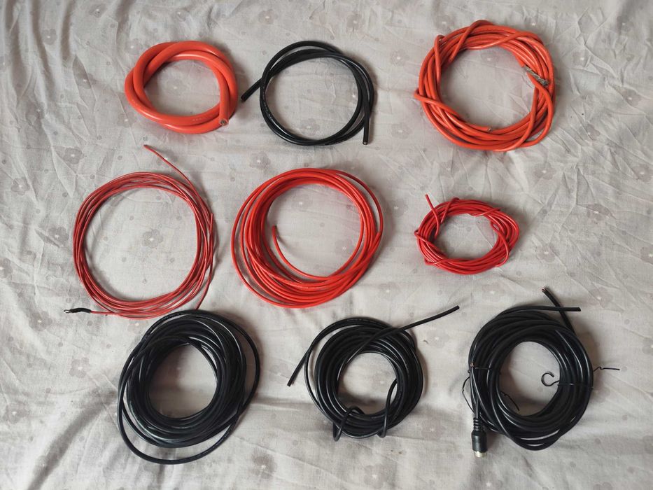 Przewody, kable silikonowe i PCV