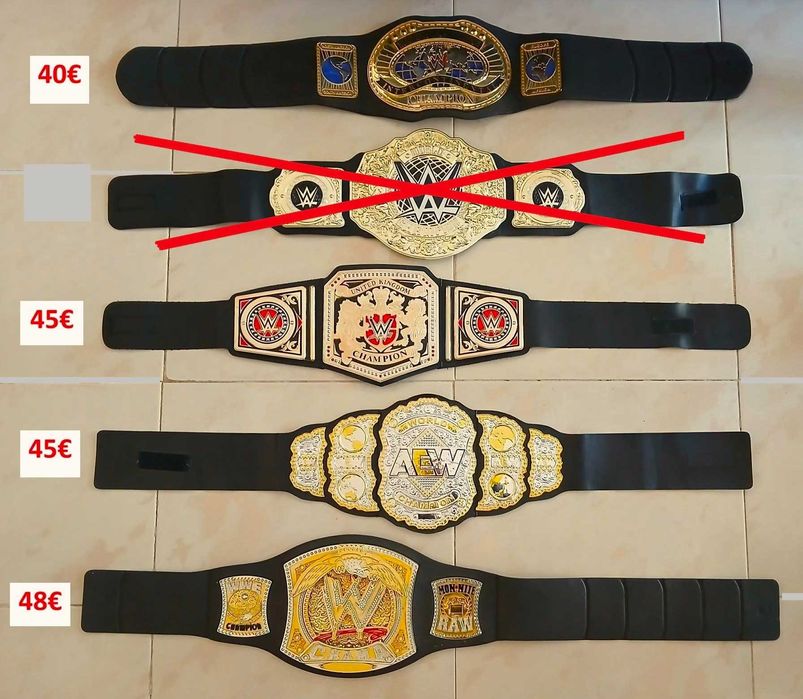 wwe ringue wrestling figuras masters universe cintos campeao bonecos