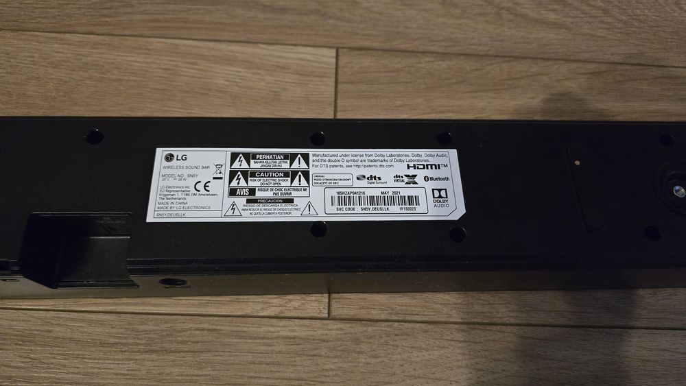 SoundBar LG SN5Y