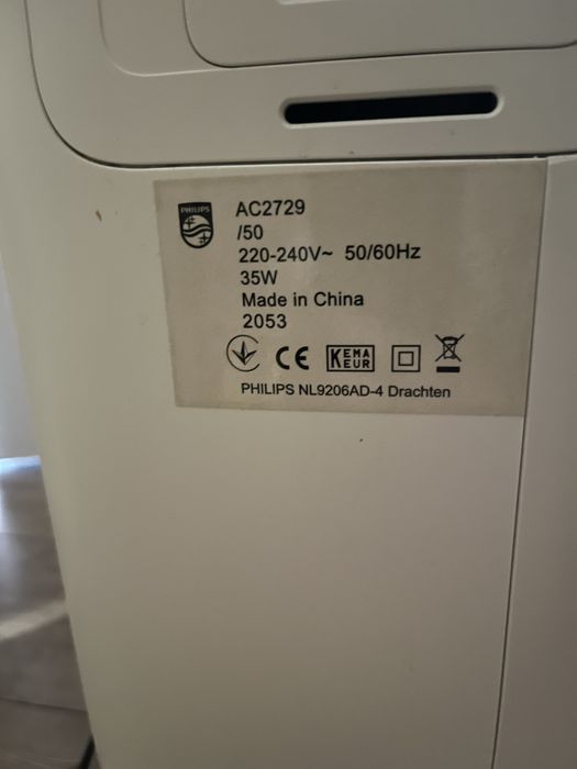 Очищувач та зволожувач повітря  Philips AC 2729