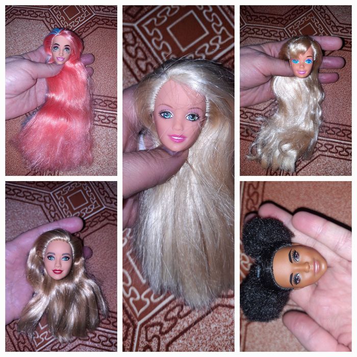Голова, запчастини до ляльки барбі