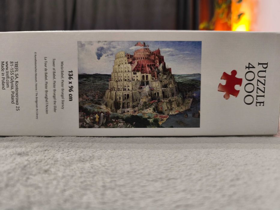 Puzzle trefl 4000 Wieża Babel