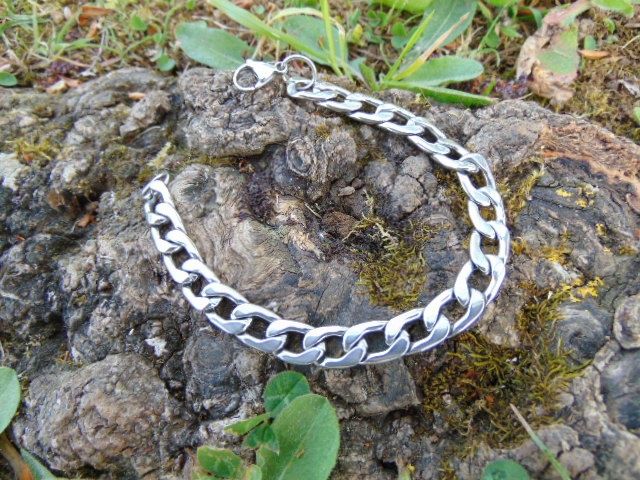 Pulseira de aço inoxidável