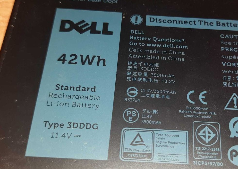 Батарея акумулятор для Dell Latitude 5480