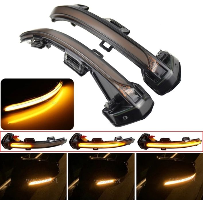 Динамични поворотники в зеркала VW Volkswagen B8 Arteon Golf 8 GTi GTE