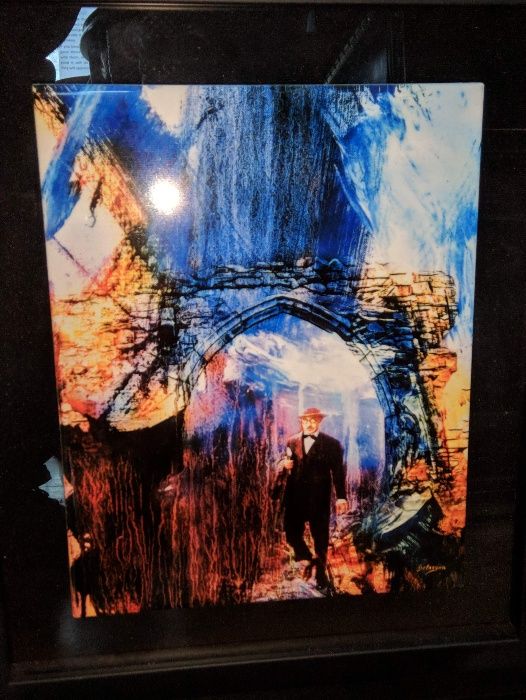 Moldura Azulejo Fernando Pessoa - Santiago Belacqua