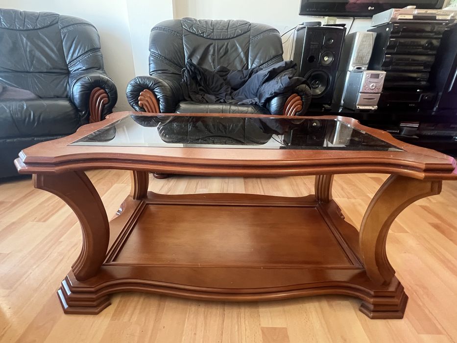 Mesa de centro de madeira