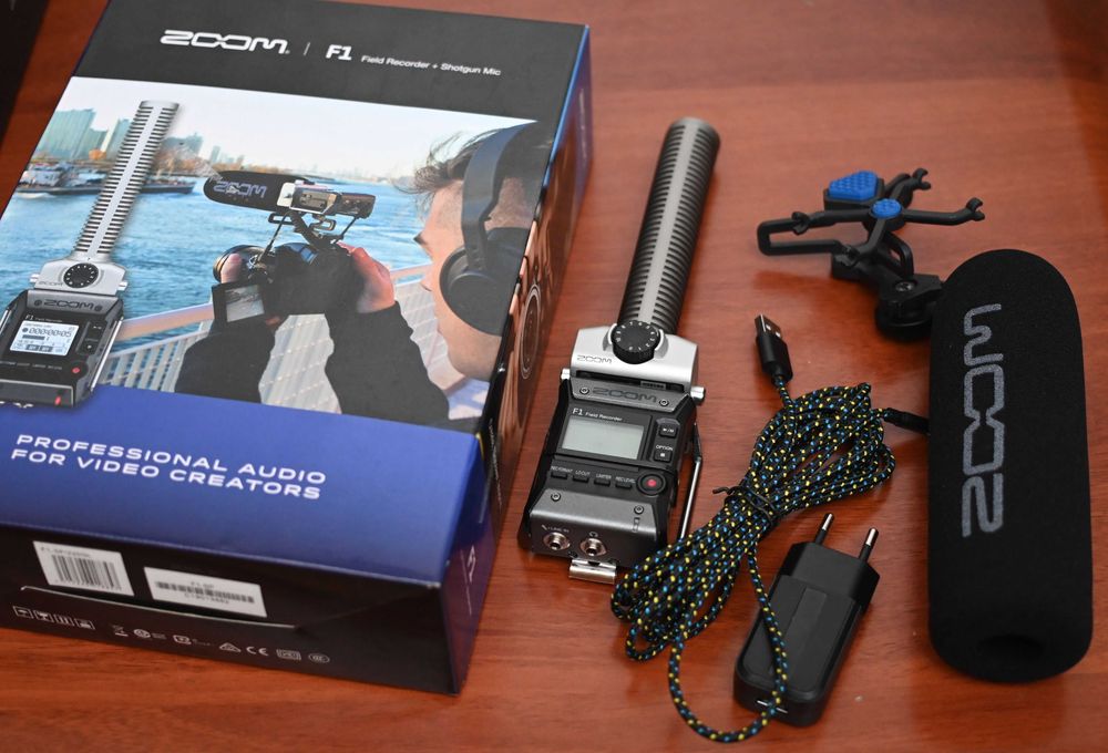 Микрофон-рекордер Zoom F1 SP полный комплект + бонусы