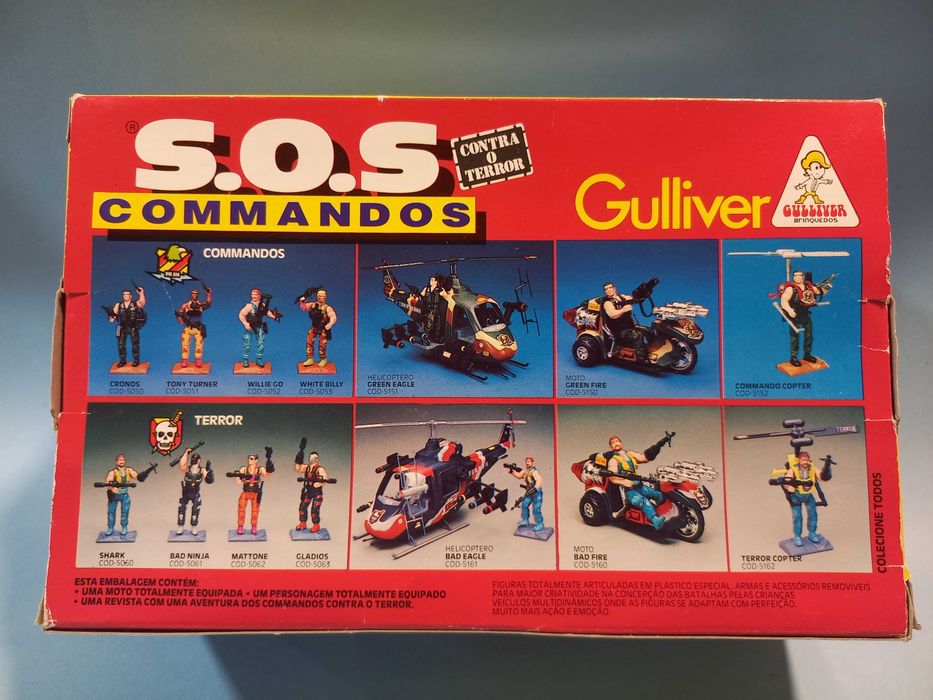Gulliver - SOS Commandos - Green Fire - Bad Fire. Novo na caixa.