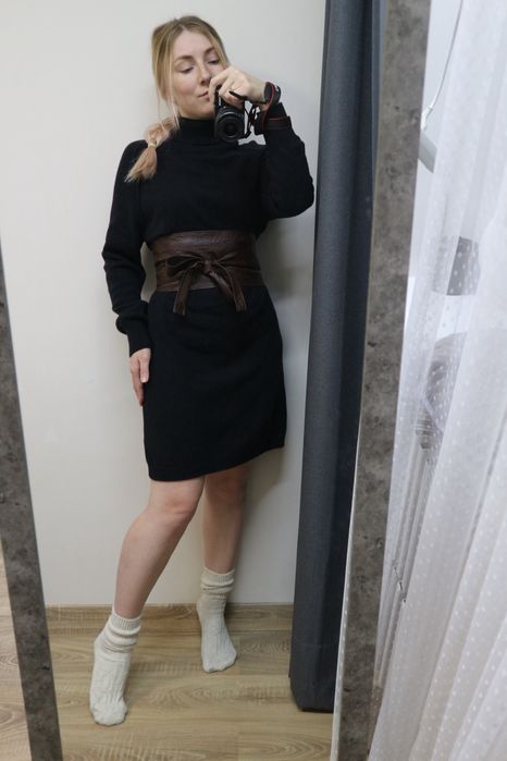 2 вязане Тепле плаття, сукня гольф