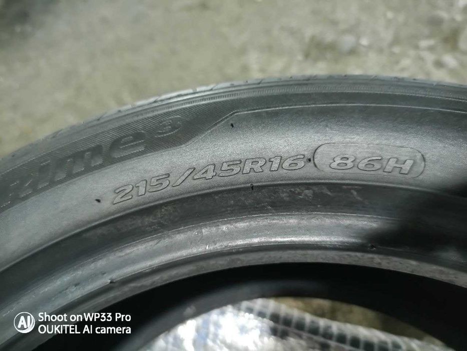 Шинии Hankook 215/45R16. 4шт. Літо 2024р (0788)