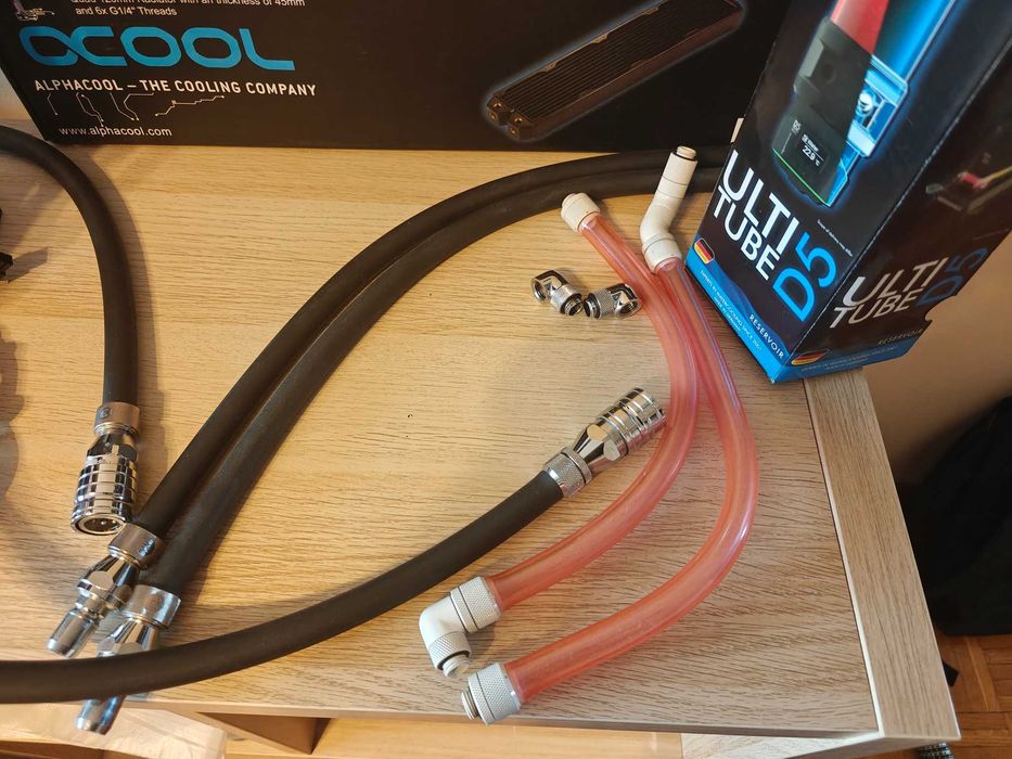 Zestaw chłodzenia cieczą PC / custom loop / Alphacool XT45 / D5 next