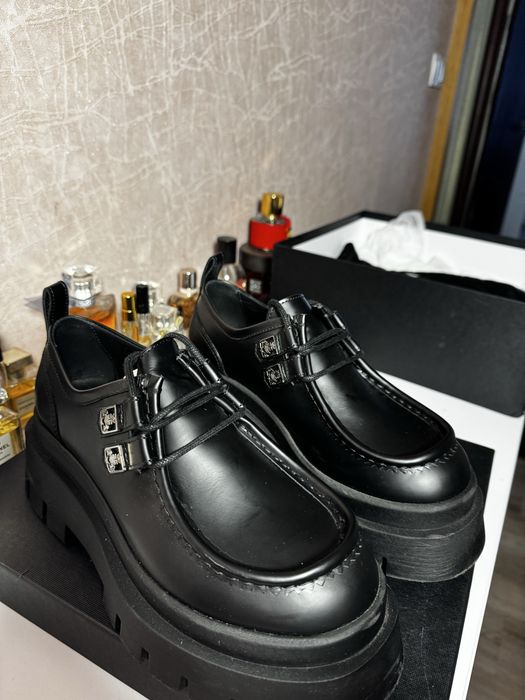 Туфли Дерби На платформе Кожа ELIZABETTA FRANCHI