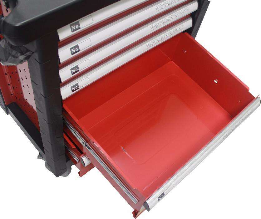 Carro Carrinho de ferramentas 7 gavetas 130 peças