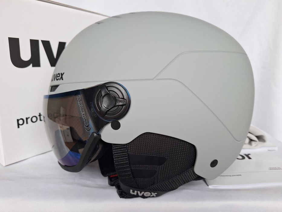 Kask narciarski Uvex Wanted Visor Rhino Mat L 58-61cm