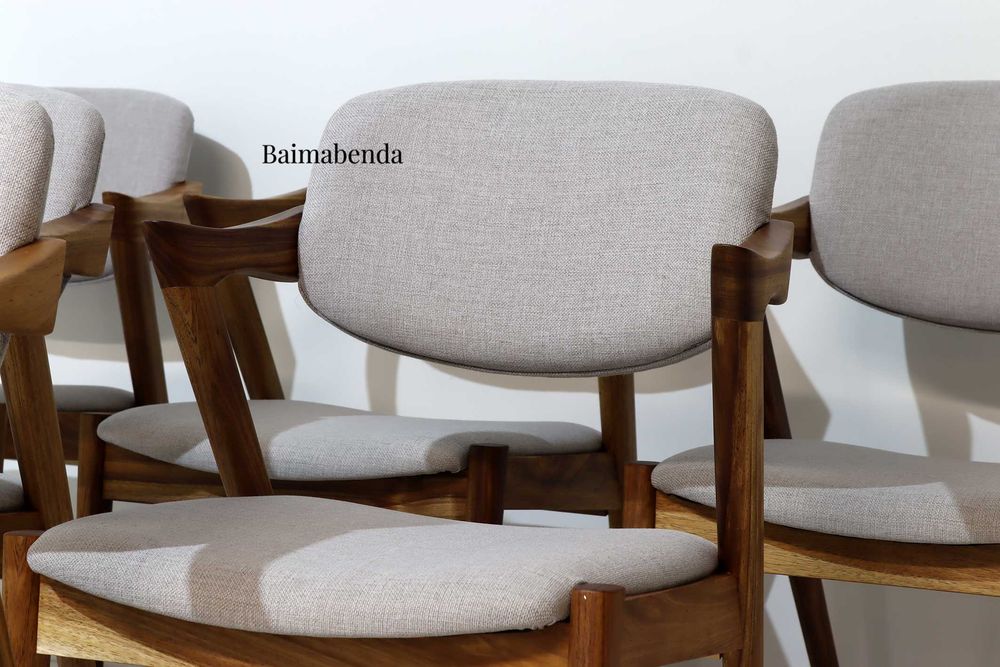Conjunto de 6 cadeiras Estilo nórdico retro Vintage
